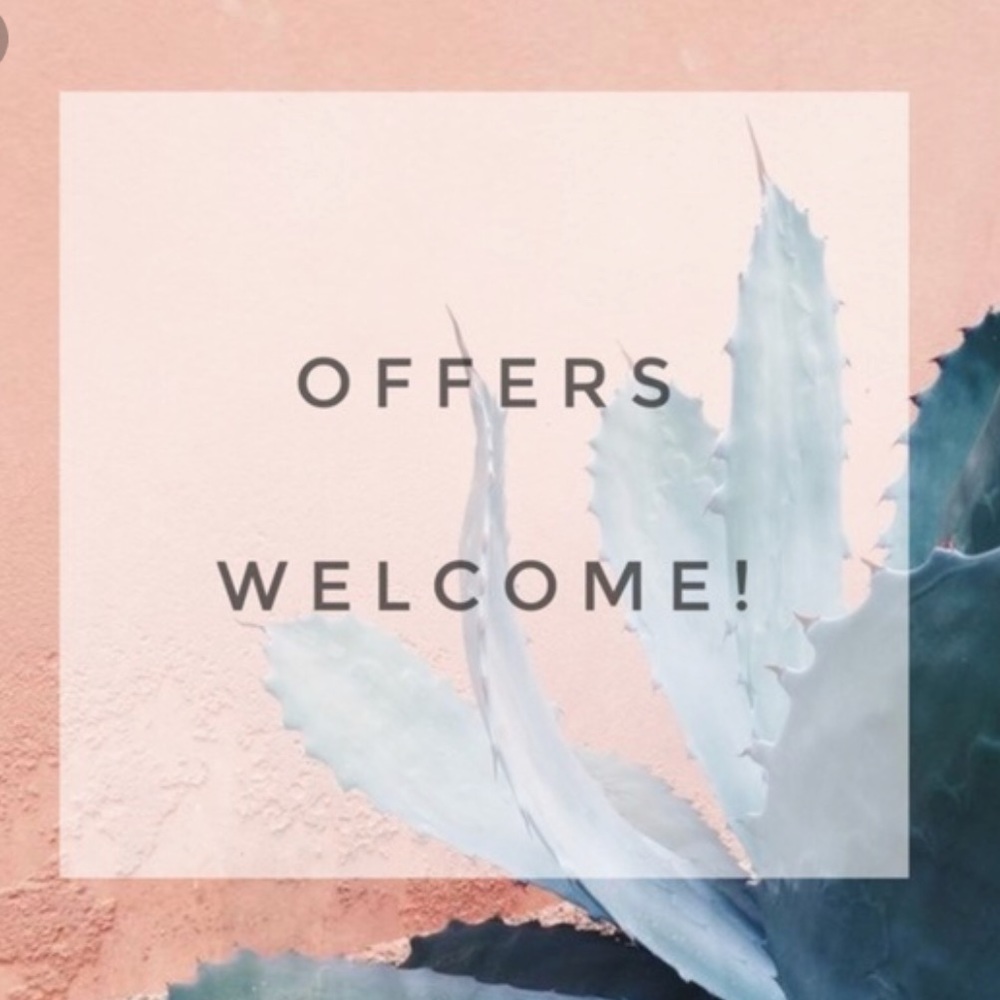 Offer are welcome